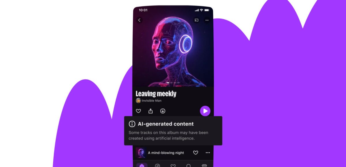 Deezer starts labeling AI-generated music to tackle streaming fraud