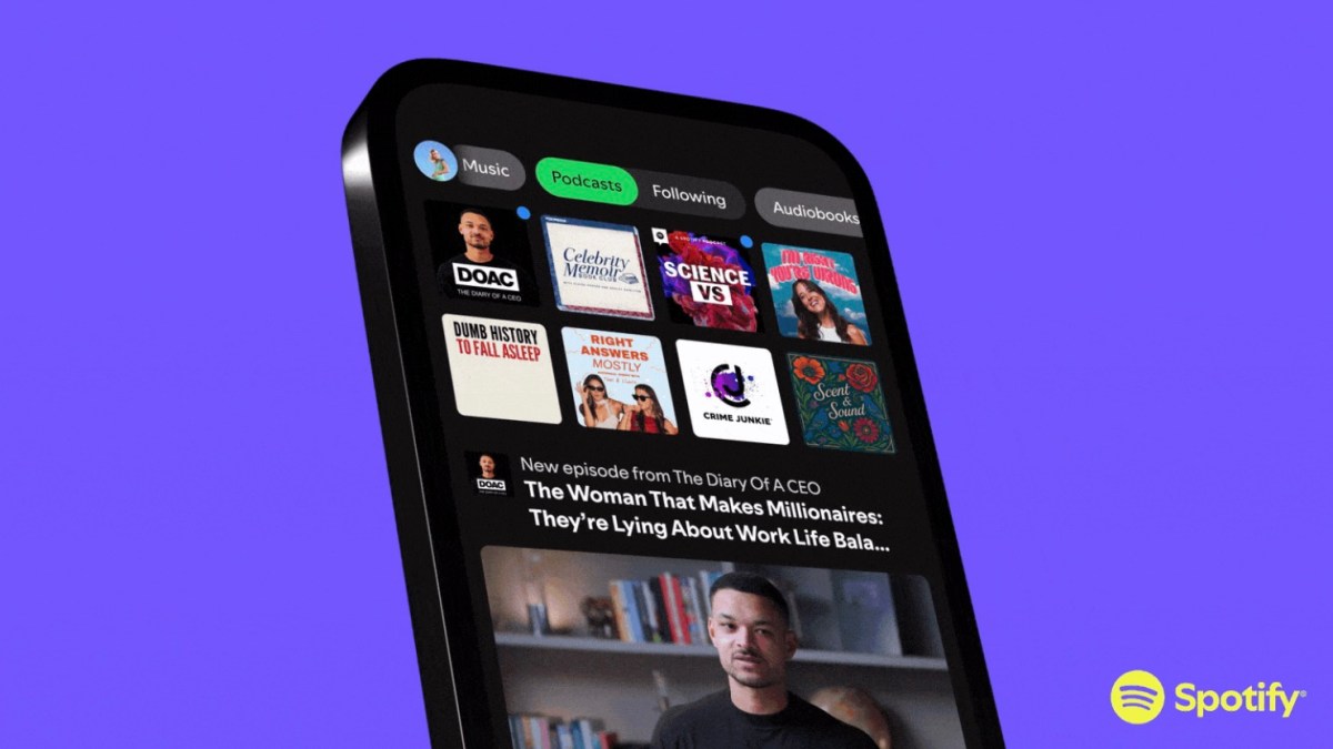 Spotify now has half a million video podcasts, which nearly 400M users have watched