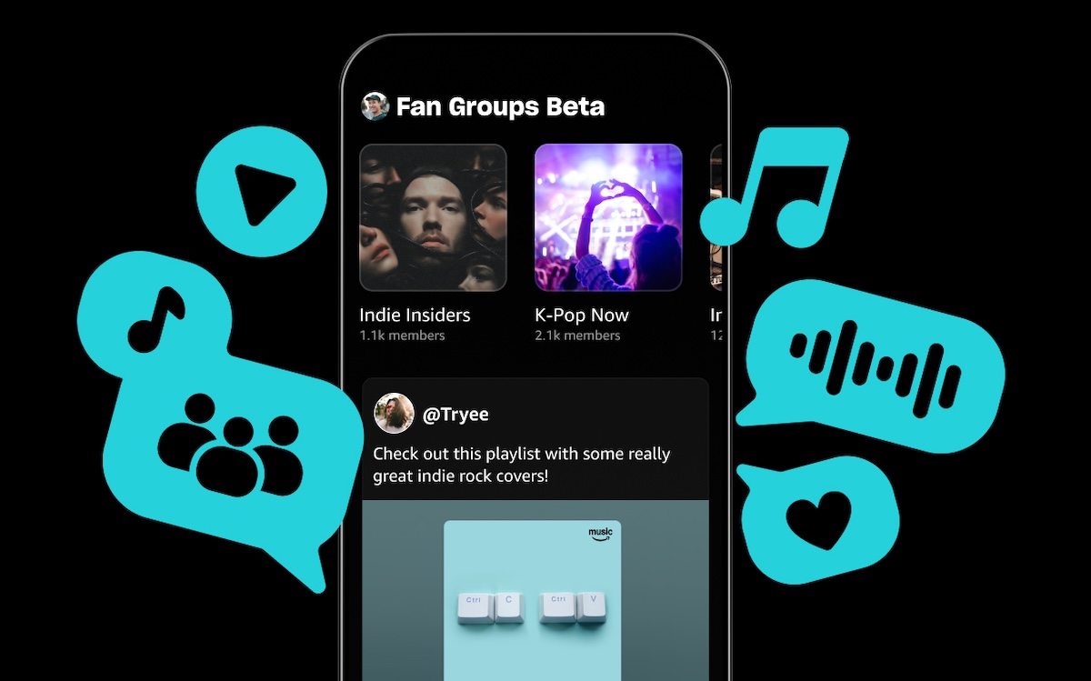 Amazon Music allows users in Canada to chat and stream music with each other