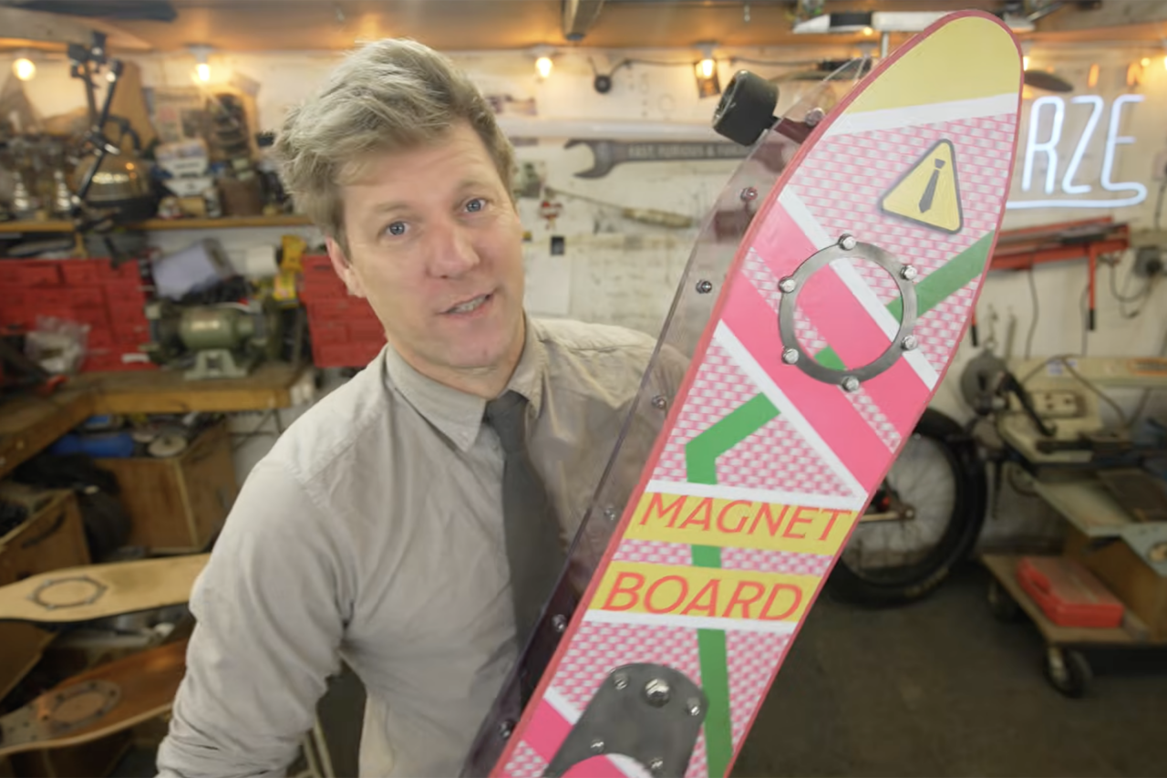 YouTuber’s Hoverboard Prototype Takes Us One Step Closer to ‘Back to the Future’