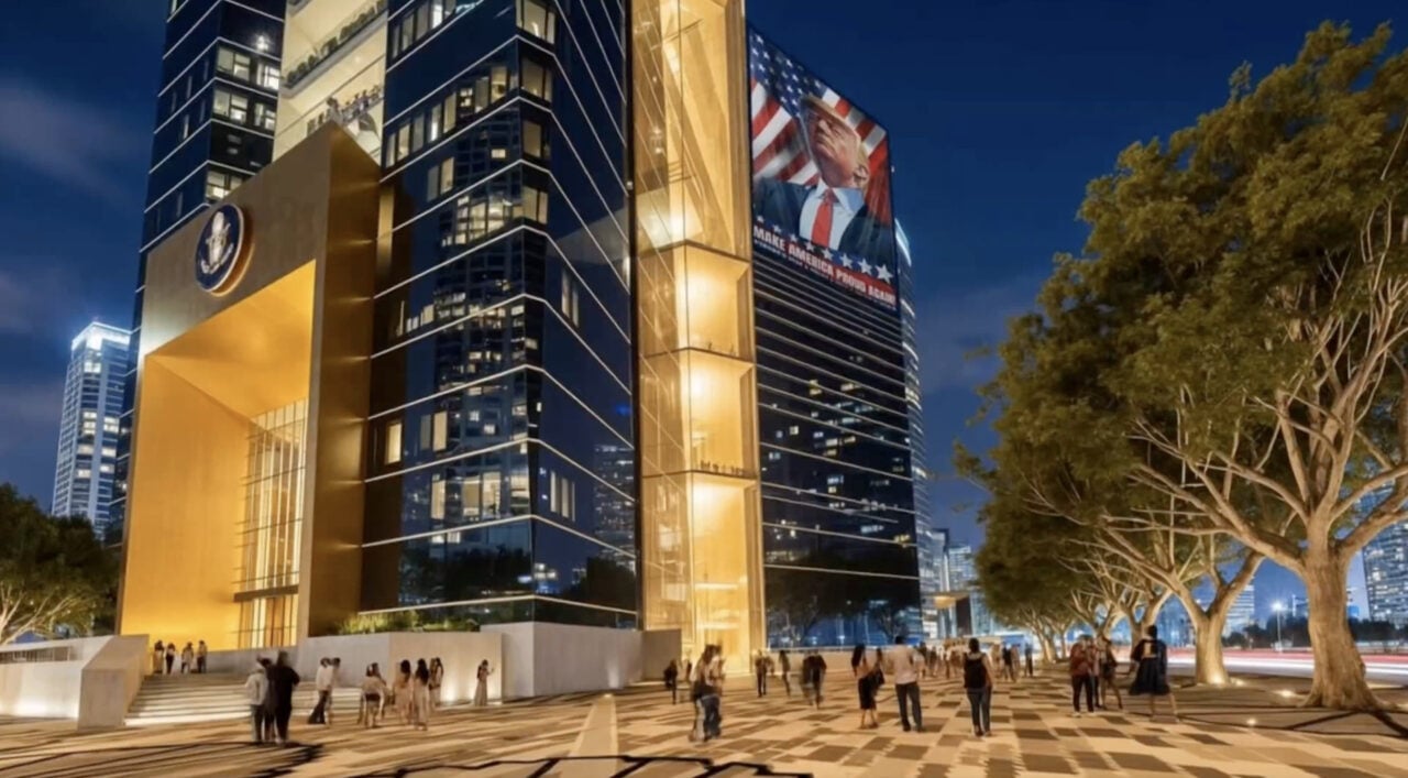 Trump Posts Concept Art of His Presidential Library, and It’s AI Slop