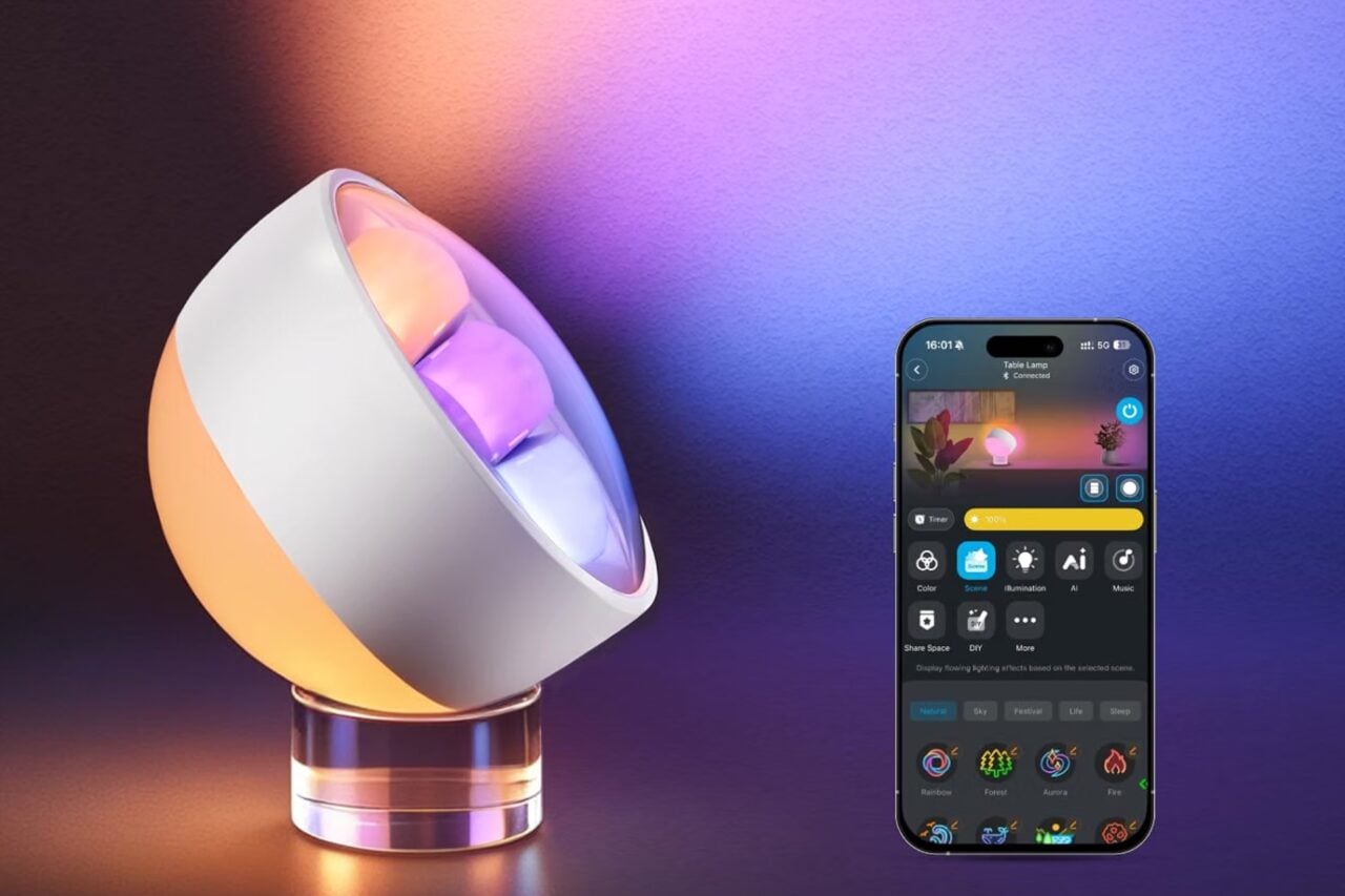 Govee’s New Table Lamp Spews Color All Over Your Wall